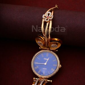 18CT CZ Women's Designer Hallmark Rose Gold Watch RLW430