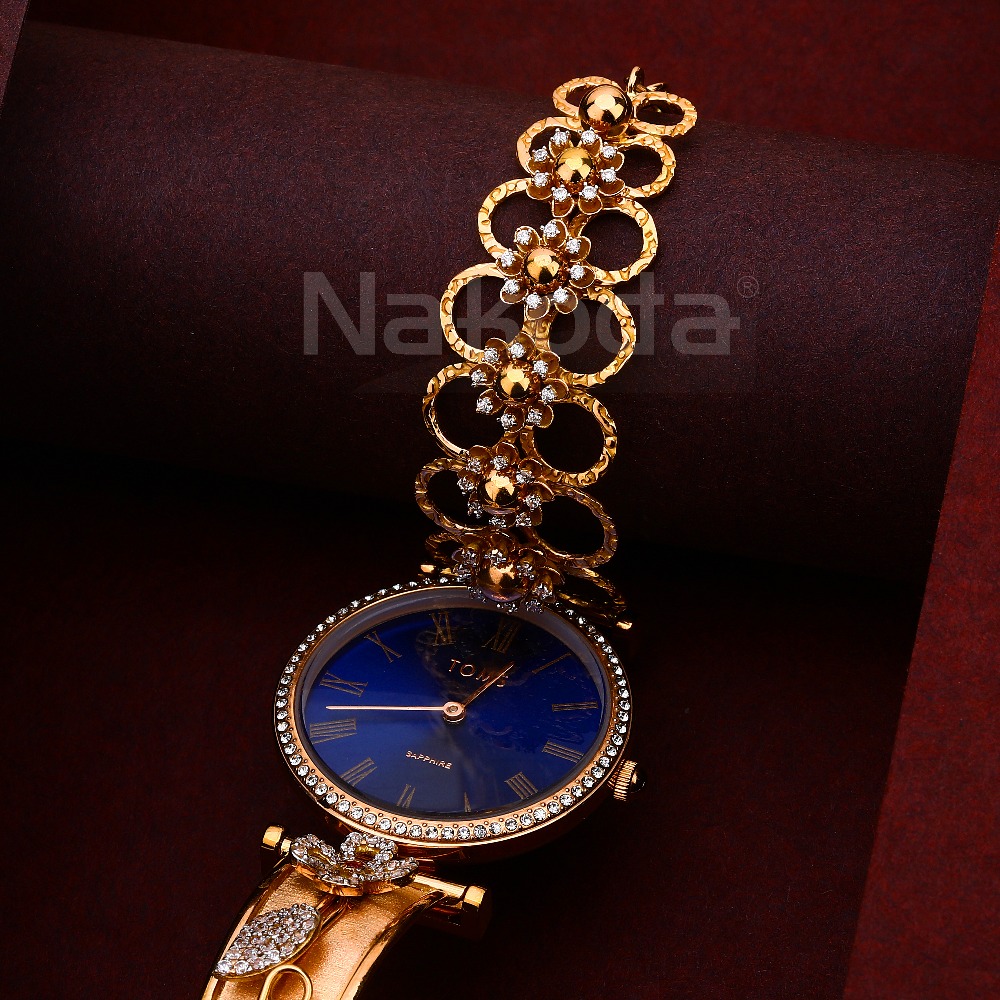 18CT CZ Ladies Stylish Rose Gold Watch RLW427 - Image 3