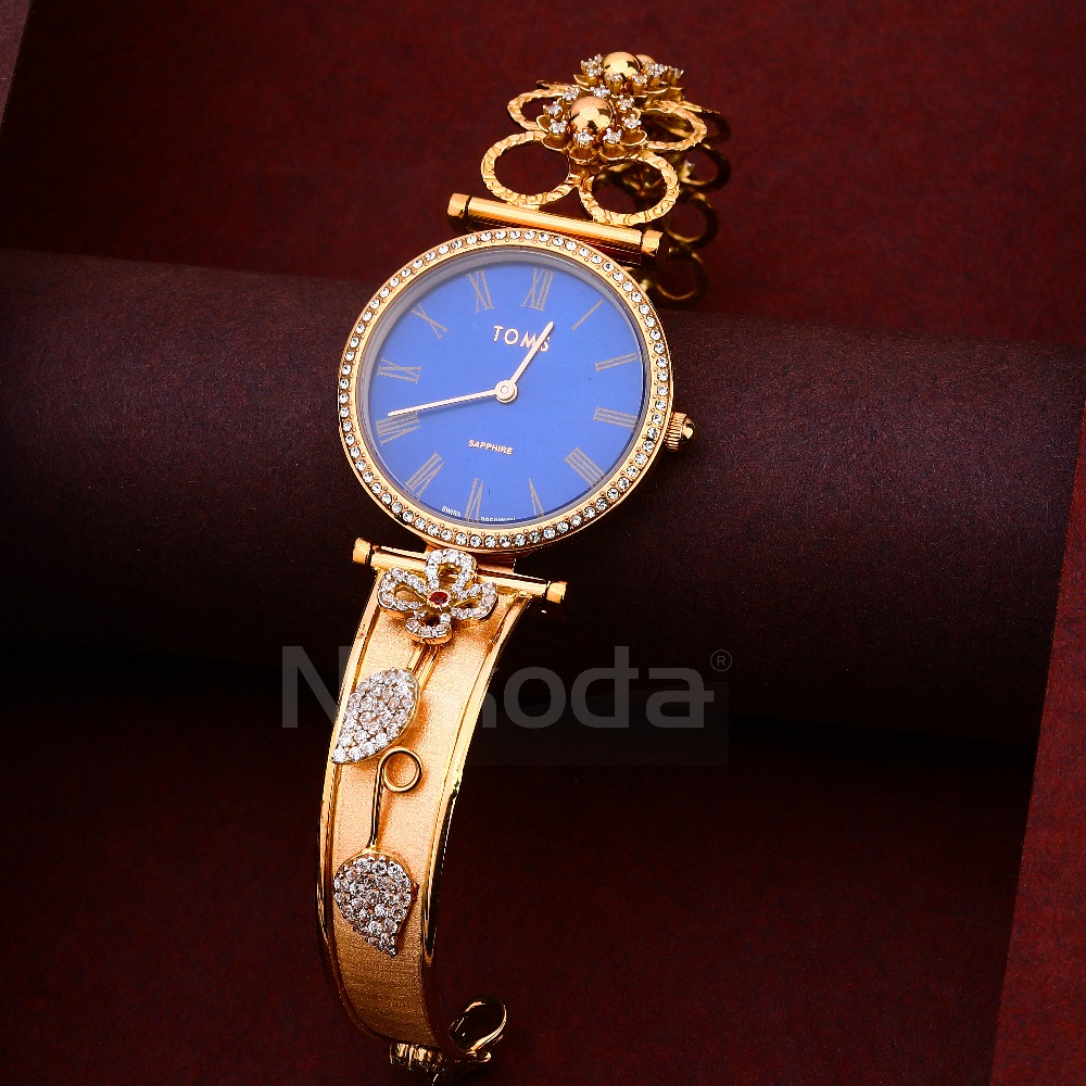 18CT CZ Ladies Stylish Rose Gold Watch RLW427 - Image 2