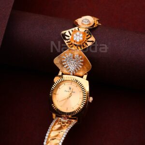 18ct cz ladies gorgeous rose gold watch rlw426
