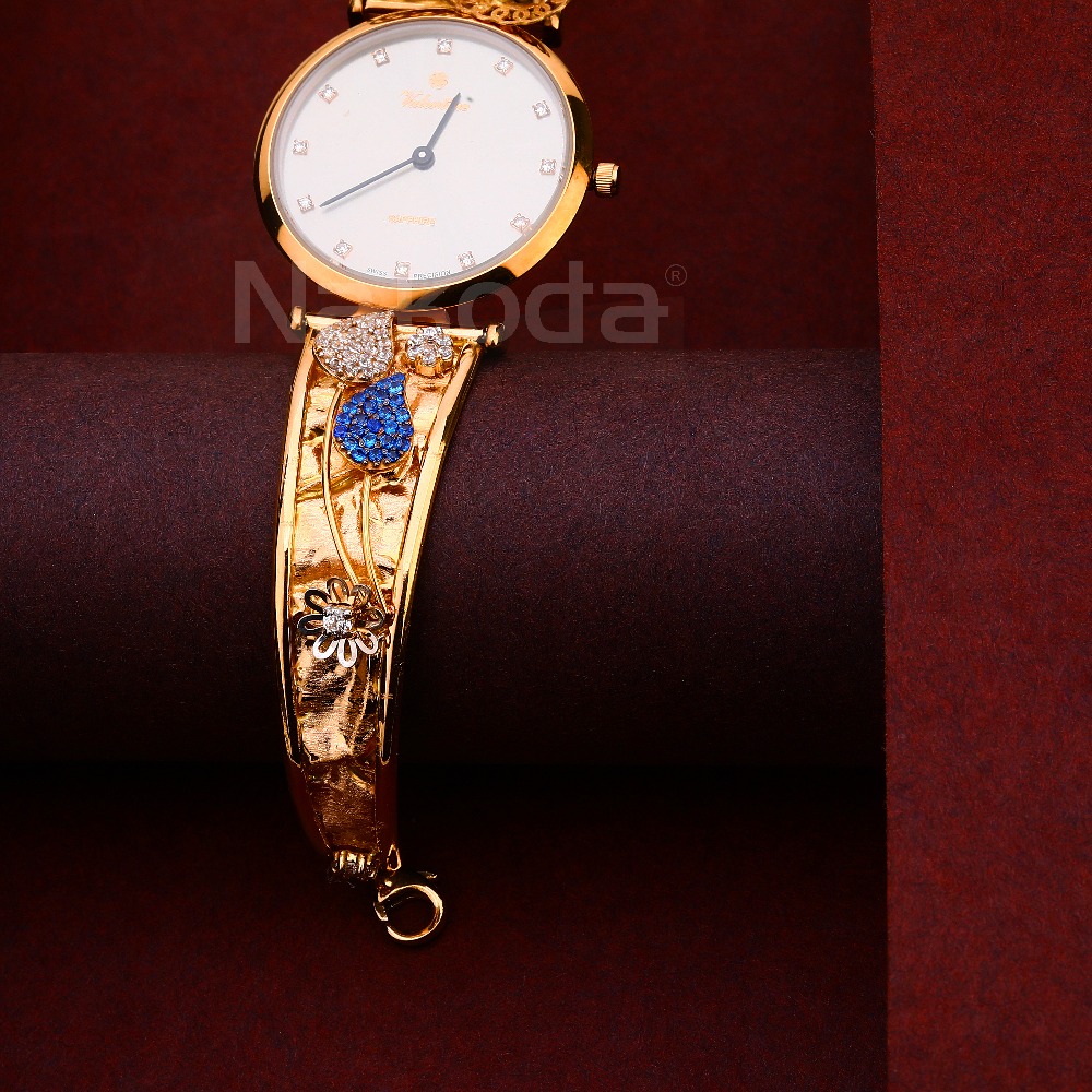 18CT CZ Ladies fancy Rose Gold Watch RLW425 - Image 2