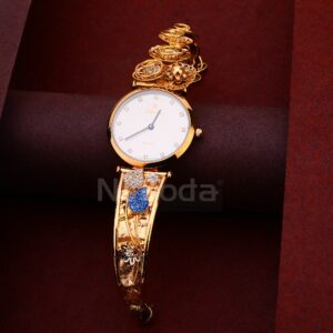 18CT CZ Ladies fancy Rose Gold Watch RLW425