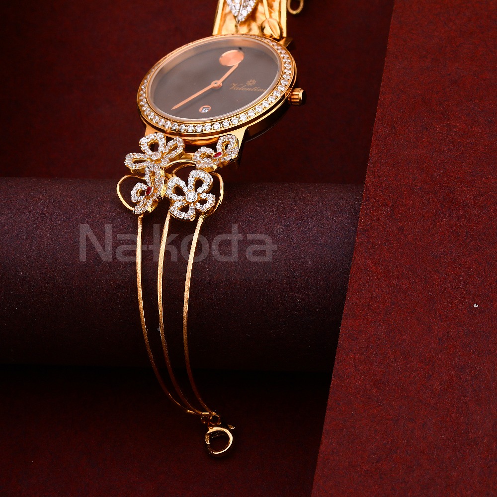 18CT CZ Ladies Delicate Rose Gold Watch RLW423 - Image 2
