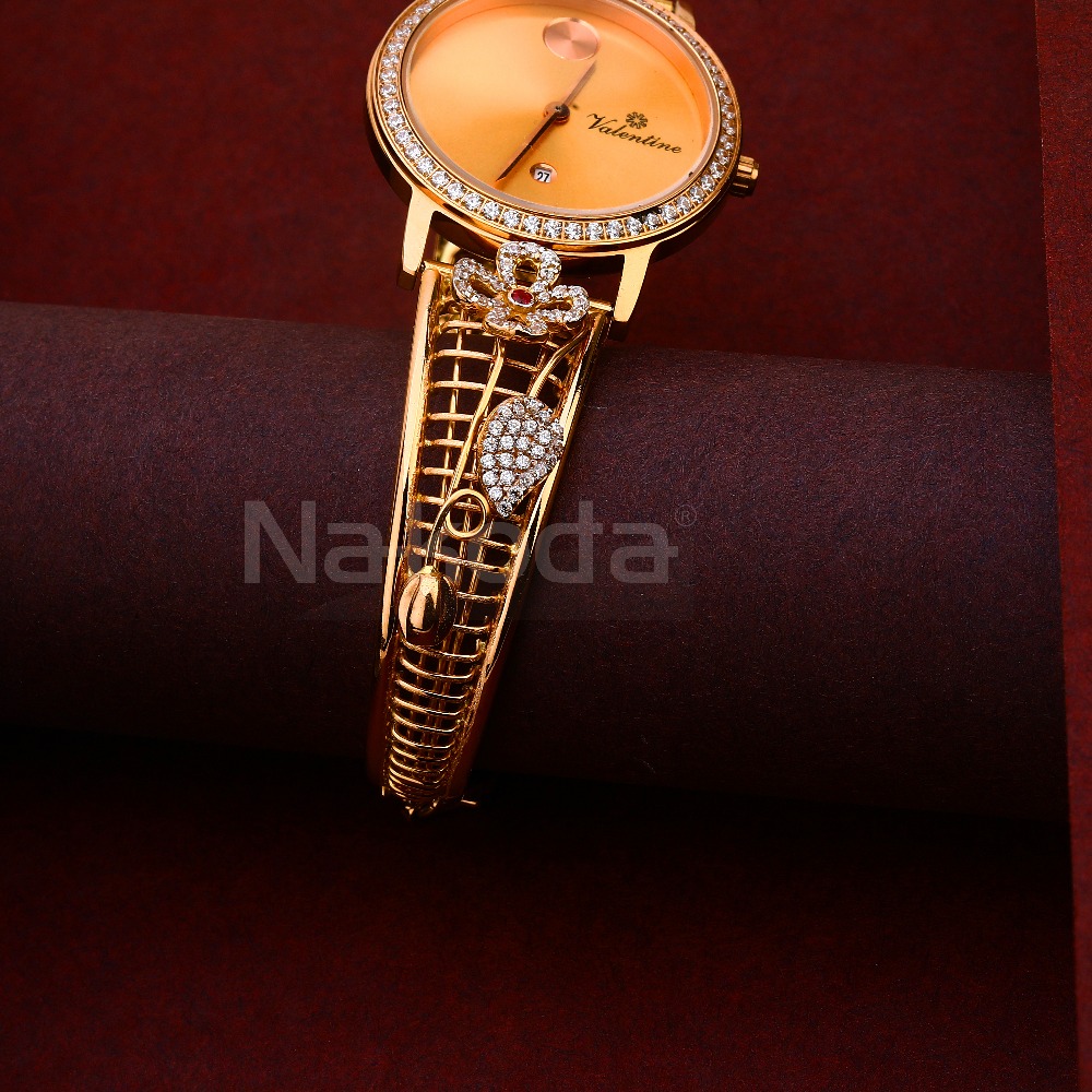 18CT CZ Ladies Classic Rose Gold Watch RLW421 - Image 2