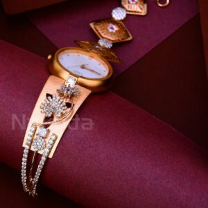 18KT Rose Gold Stylish Women's Hallmark Watch RLW396