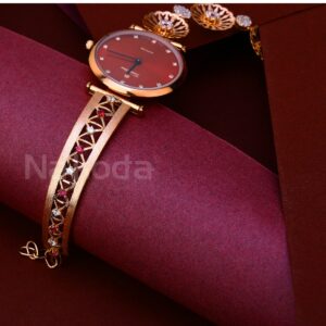 18KT Rose Gold Fancy Women's Hallmark Watch RLW394