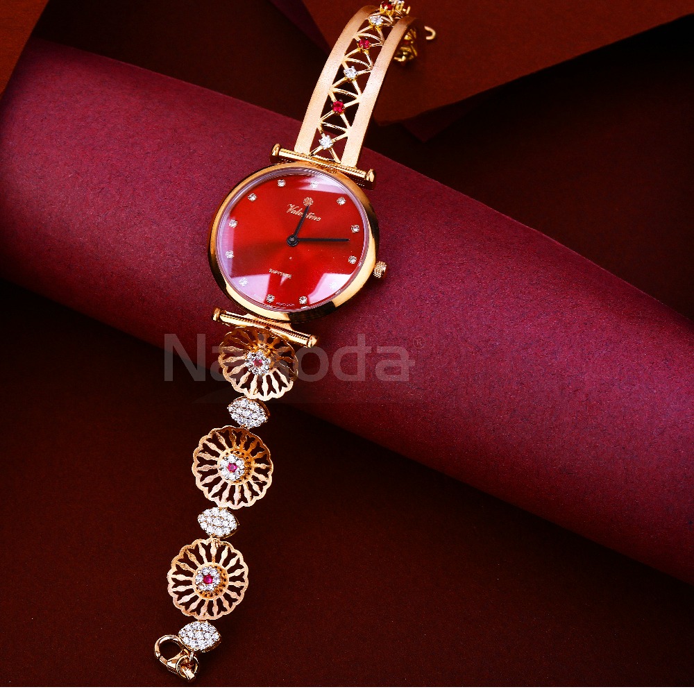 18KT Rose Gold Fancy Women's Hallmark Watch RLW394