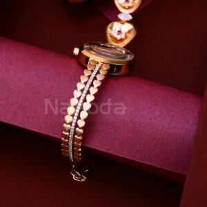 18KT Rose Gold Designer Women's Hallmark Watch RLW391