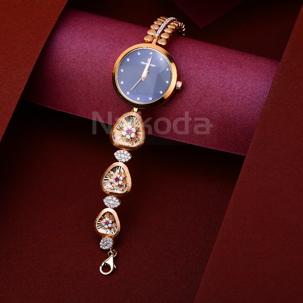18KT Rose Gold Designer Women's Hallmark Watch RLW391