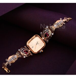 18KT Rose Gold Classic Women's Hallmark Watch RLW373