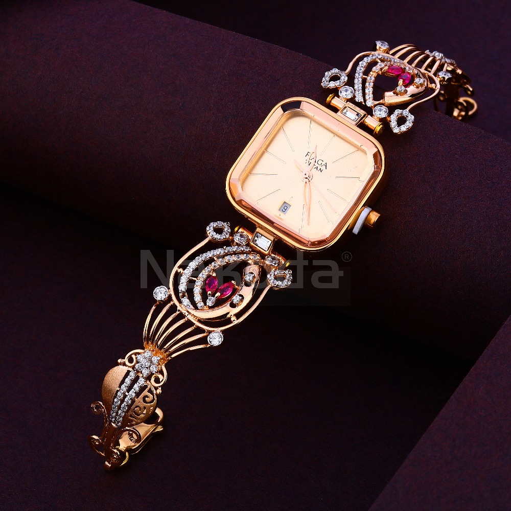 18KT Rose Gold Classic Women's Hallmark Watch RLW373