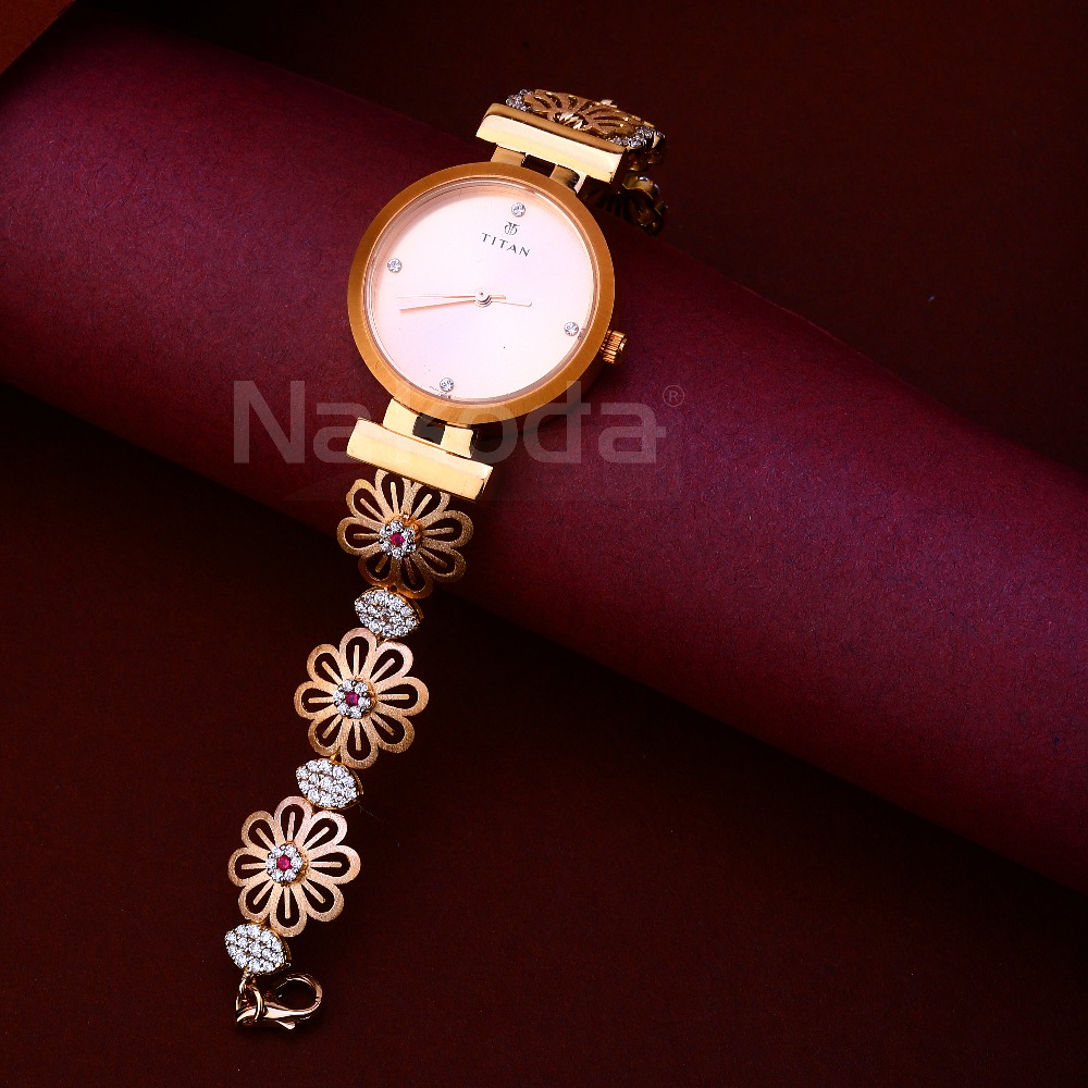 18KT Rose Gold Stylish Ladies Watch RLW419