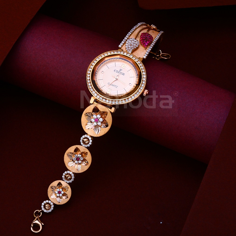 750 Rose Gold Women's hallmark Watch RLW405