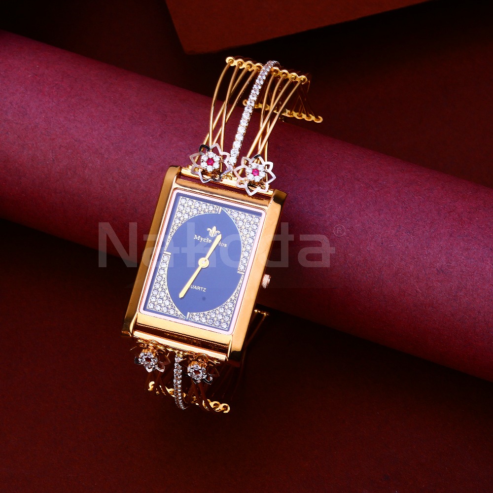 750 Rose Gold Stylish Ladies Watch RLW404