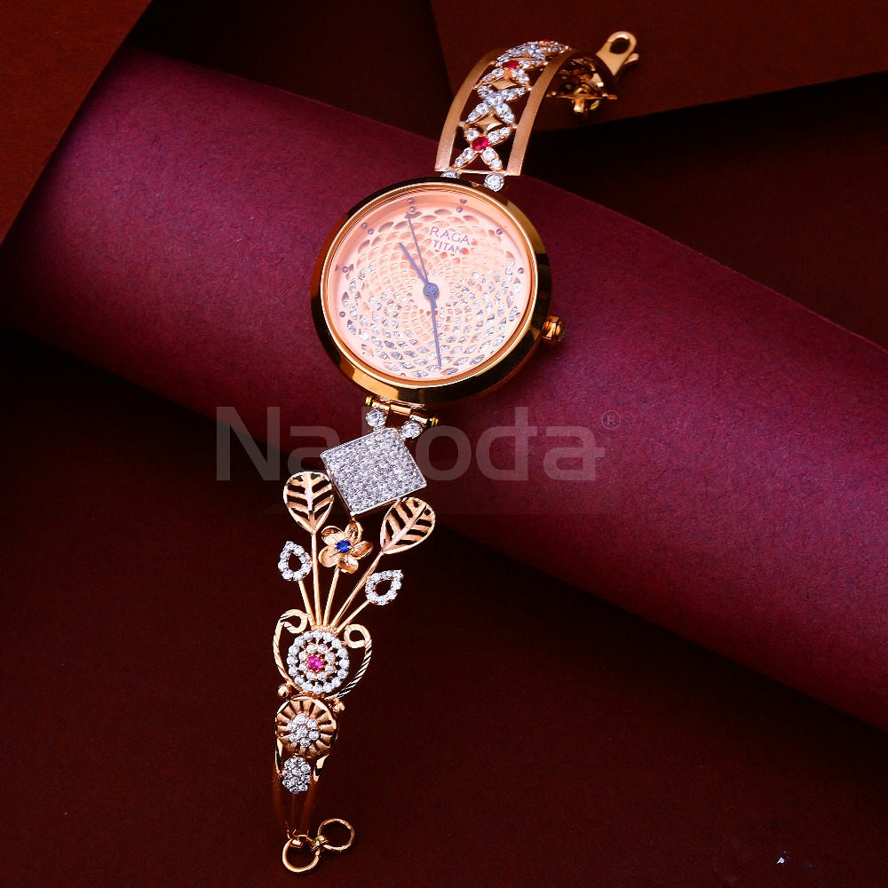 750 Rose Gold Gorgeous Ladies Watch RLW403