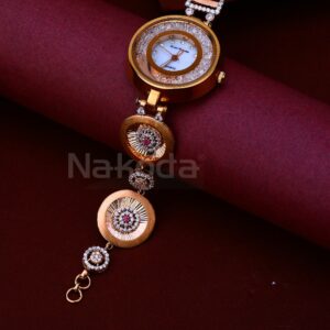 750 Rose Gold Fancy Ladies Watch RLW402