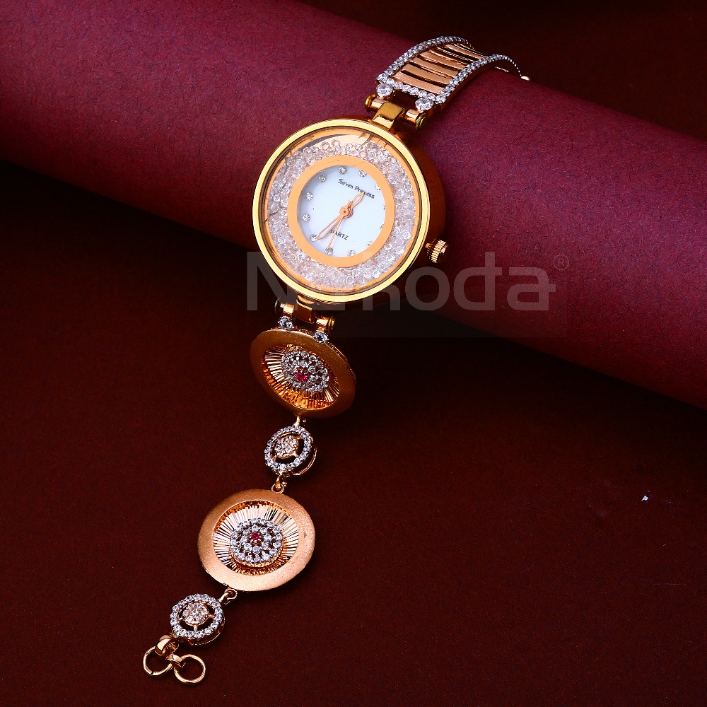 750 Rose Gold Fancy Ladies Watch RLW402