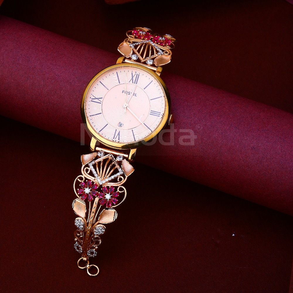 750 Rose Gold Delicate Ladies Watch RLW399