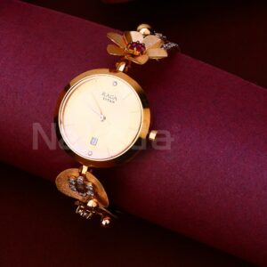 750 rose gold designer ladies watch rlw400