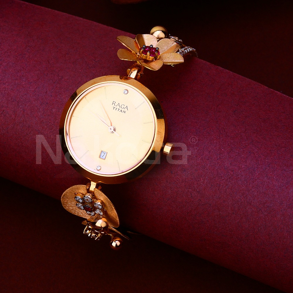 750 rose gold designer ladies watch rlw400