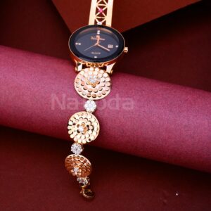 750 Rose Gold Classic Ladies Watch RLW398