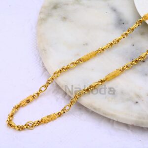 916 Gold CZ Mens Gorgeous Choco Chain MCH687