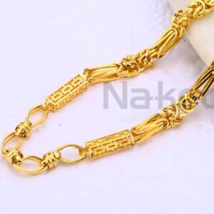 916 Gold CZ Mens Exclusive Choco Chain MCH676