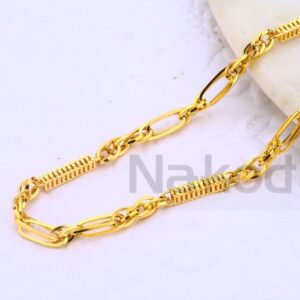 916 Gold CZ Delicate Mens Choco Chain MCH675