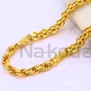 916 Gold Hallmark Gorgeous Mens Choco Chain MCH671