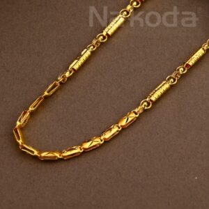 916 gold hallmark gorgeous mens hollow chain mhc31