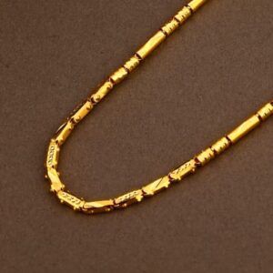 916 gold hallmark classic mens hollow chain mhc27