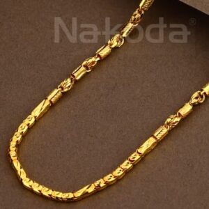 916 gold hallmark mens hollow chain mhc26
