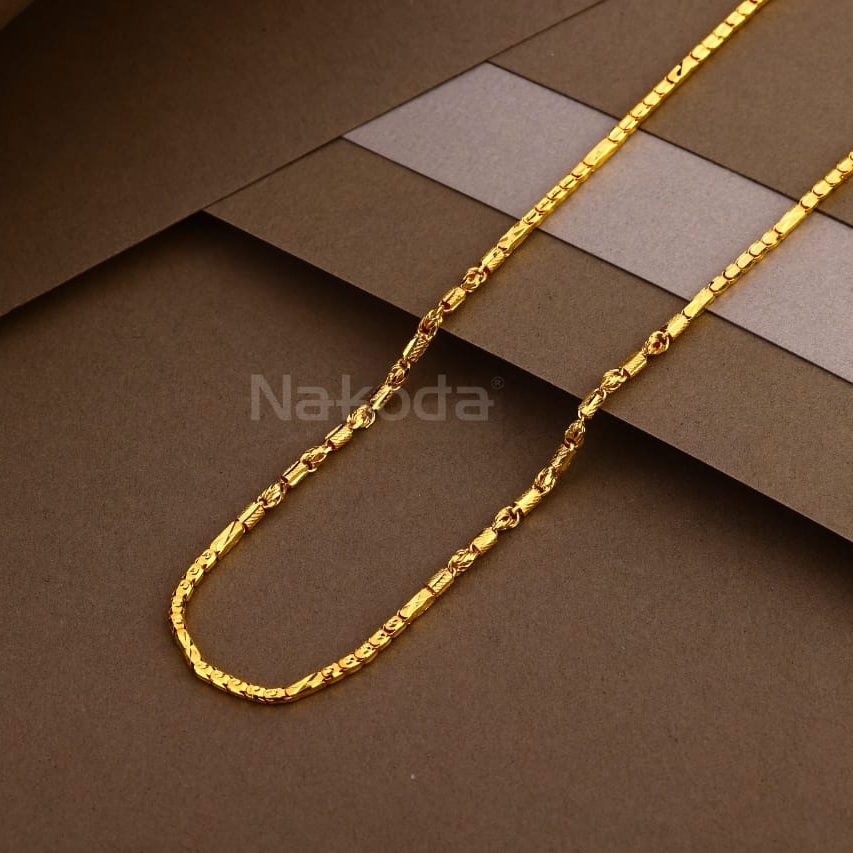 916 gold hallmark mens hollow chain mhc26