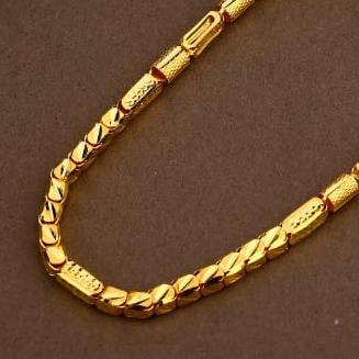 916 gold delicate mens hollow chain mhc20 - Image 2