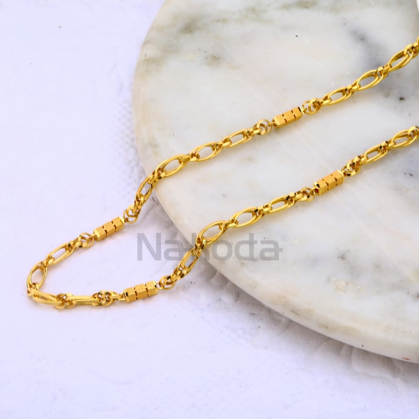 916 Gold CZ Hallmark Exclusive Mens Choco chain MCH695