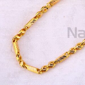 916 Gold Hallmark Fancy Mens Choco Chain MCH753