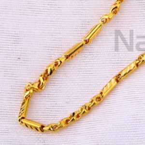 916 Gold CZ Fancy Mens Chock Chain MCH762