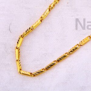 916 Gold CZ Mens Choco Chain MCH756
