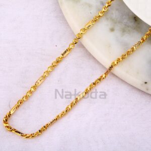 916 Gold Hallmark Stylish Mens Choco Chain MCH755