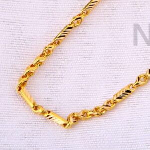 916 Gold Hallmark Designer Mens Choco chain MCH760