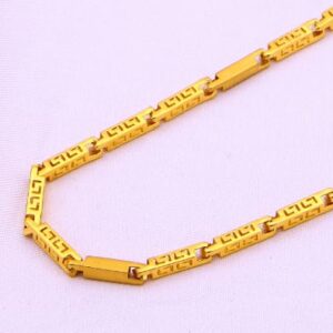 916 Gold Hallmark Gorgeous Mens Choco chain MCH710