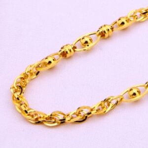 916 Gold Hallmark Delicate Mens Choco chain MCH709