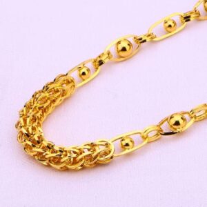 916 Gold Hallmark Classic Mens Choco chain MCH708