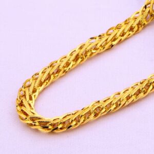 916 Gold Fancy Mens Choco chain MCH706