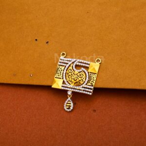 22KT CZ Ladies Designer Mangalsutra Pendant Set MP470