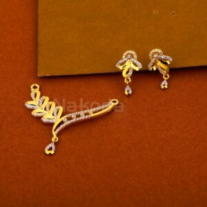 916 Hallmark Ladies Fancy Mangalsutra Pendant Set MP479