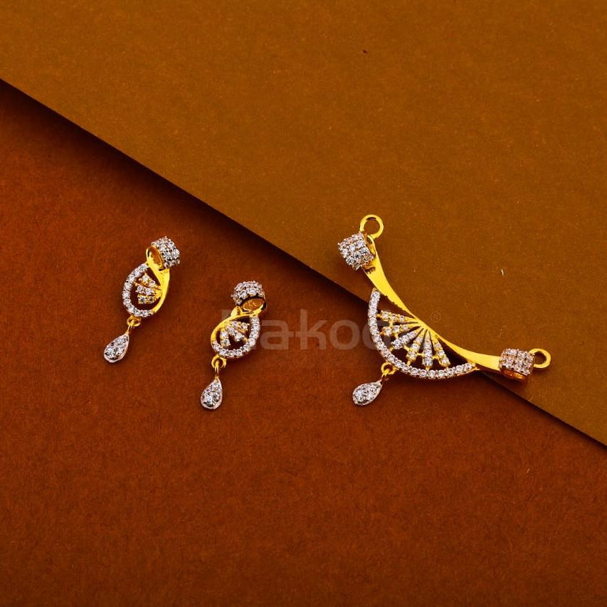 916 Ladies Classic Mangalsutra Pendant Set MP438