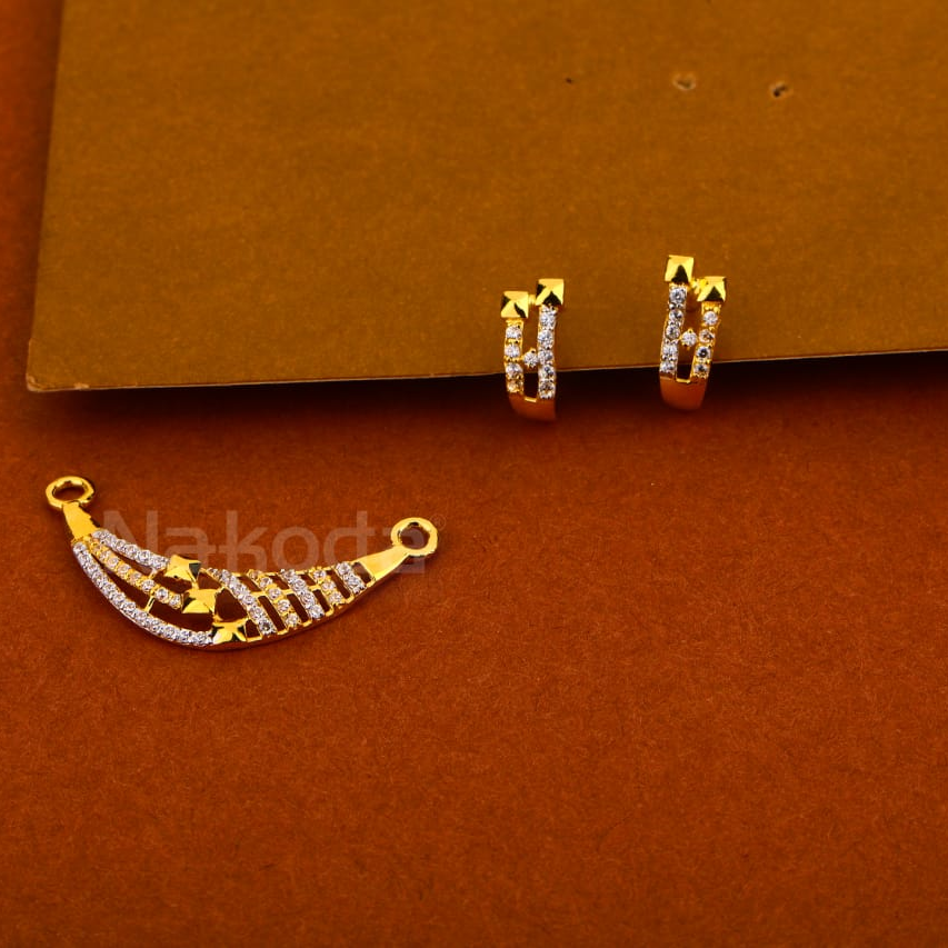 916 Hallmark Ladies Gorgeous Mangalsutra Pendant Set MP491