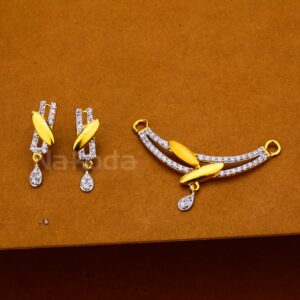 916 Hallmark Ladies Delicate Mangalsutra Pendant Set MP457