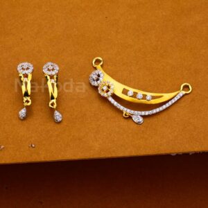 916 Hallmark Ladies Designer Mangalsutra Pendant Set MP456